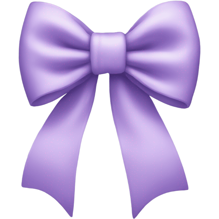 light purple bow  emoji