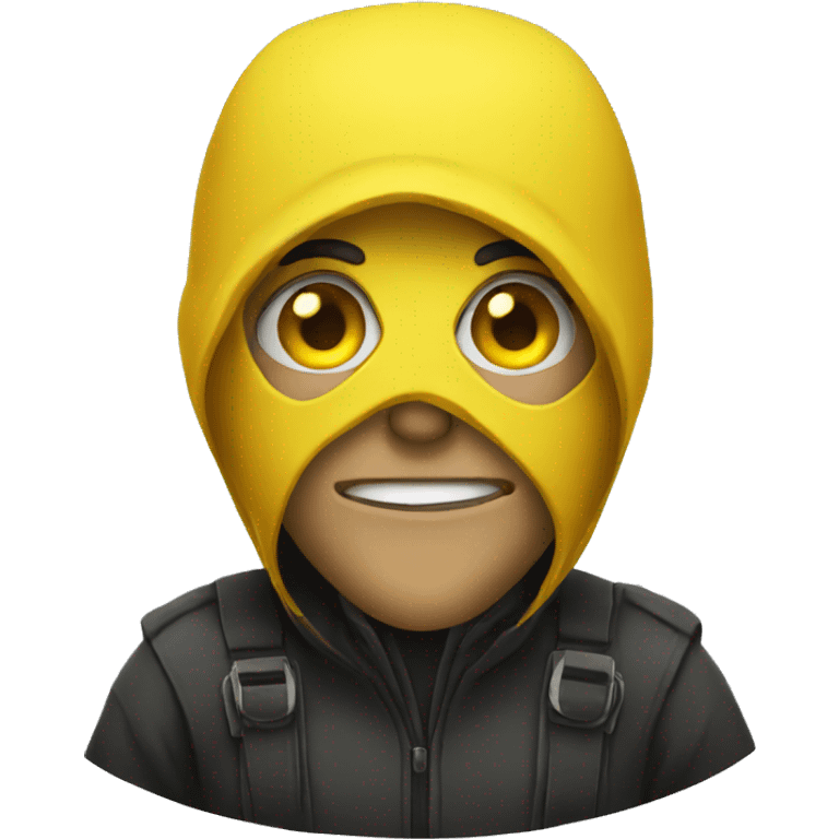 Yellow robber emoji