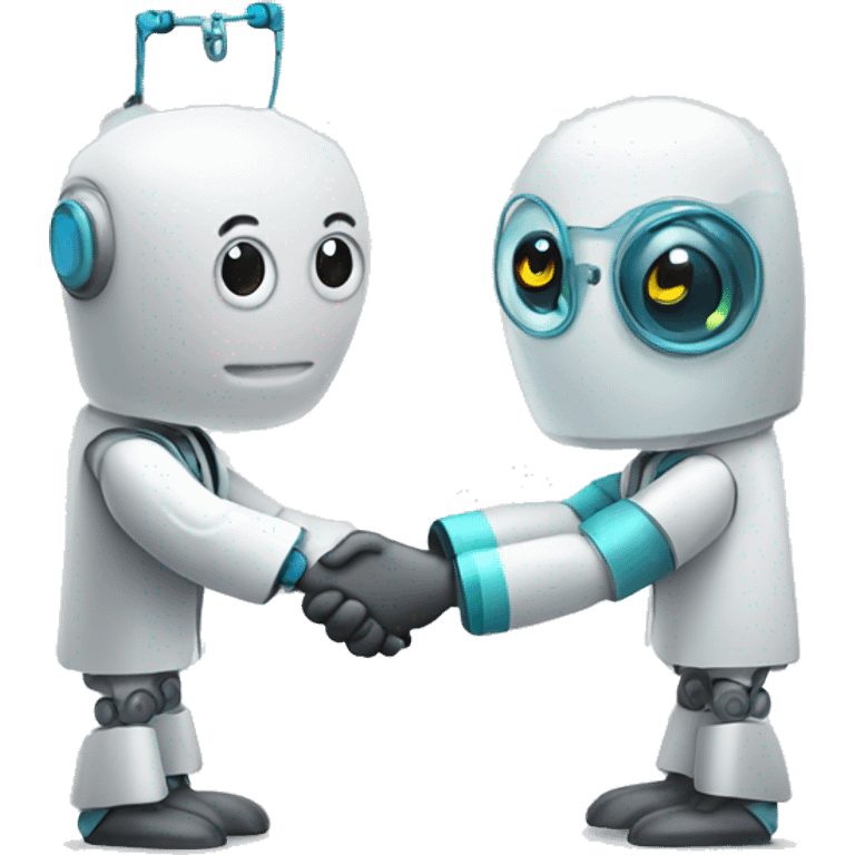 doctor robot handshake emoji