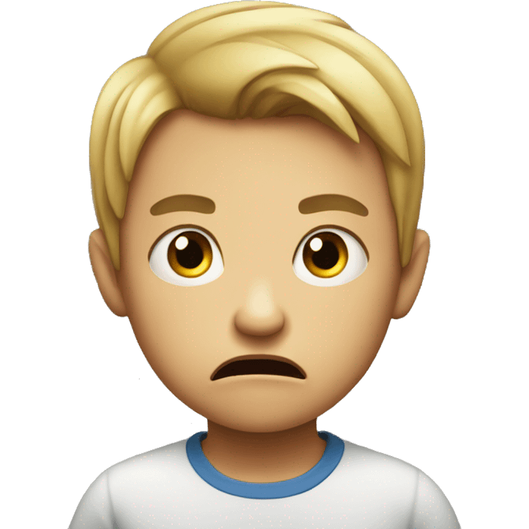 angry child emoji