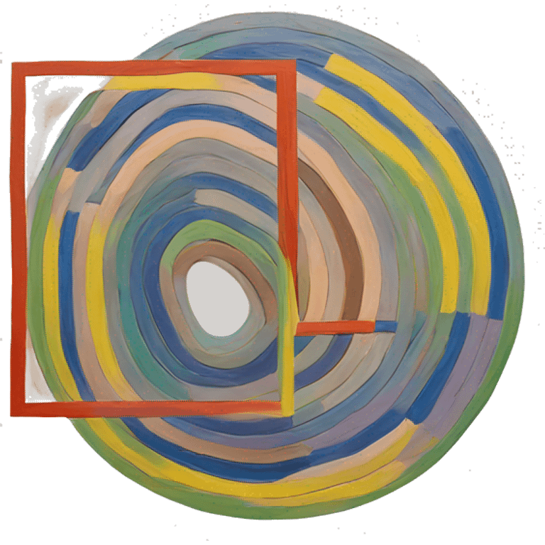 Frank stella painting emoji