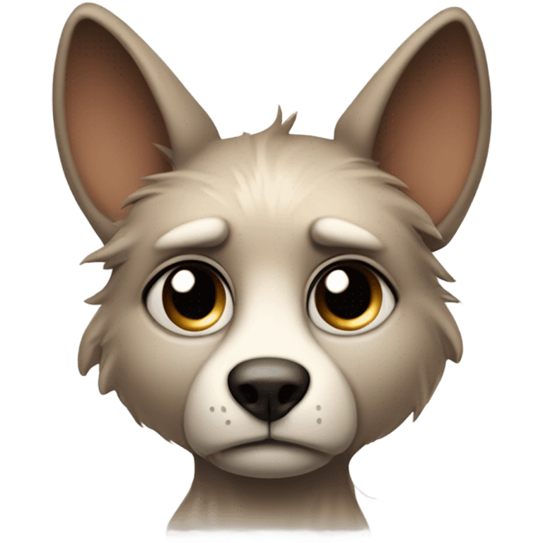 Furry anthro sad  emoji