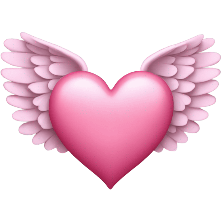 pink heart with wings emoji