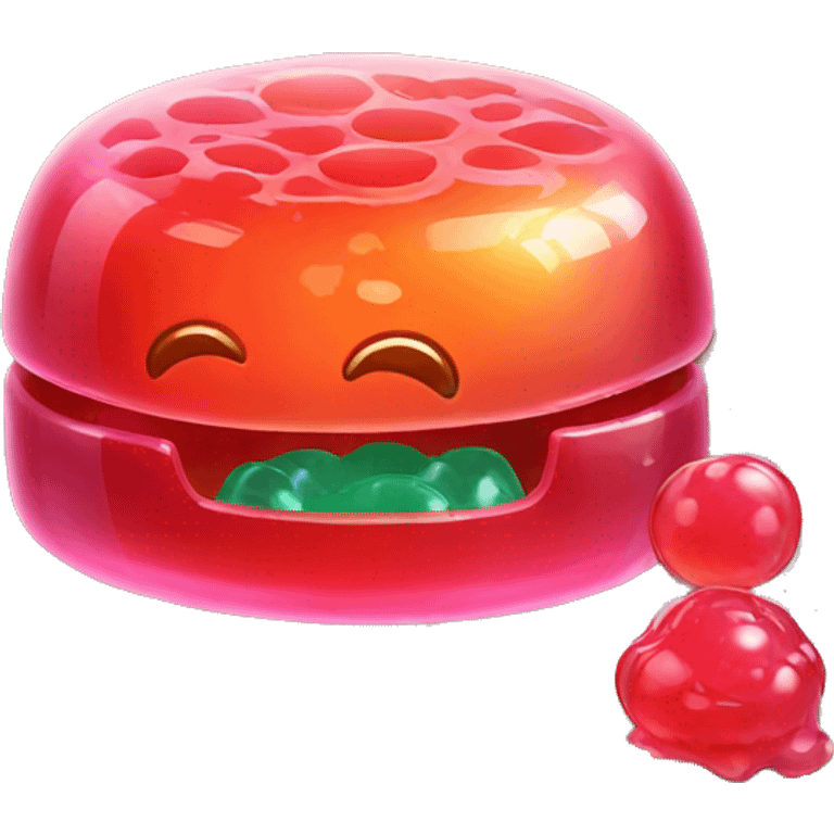 eating jelly emoji