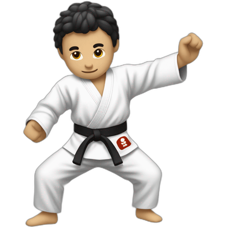 Yo practicando  hapkido Kong in emoji