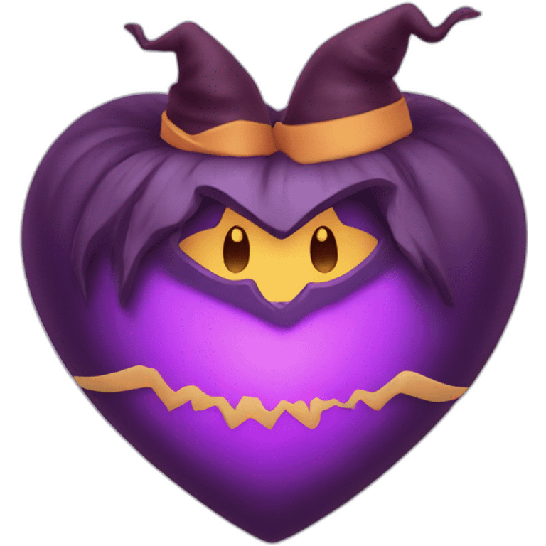 Witch heart emoji