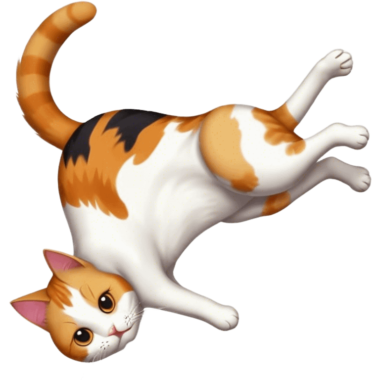 Backflip cat emoji