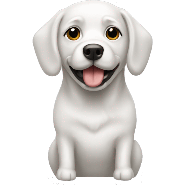 Dog white emoji