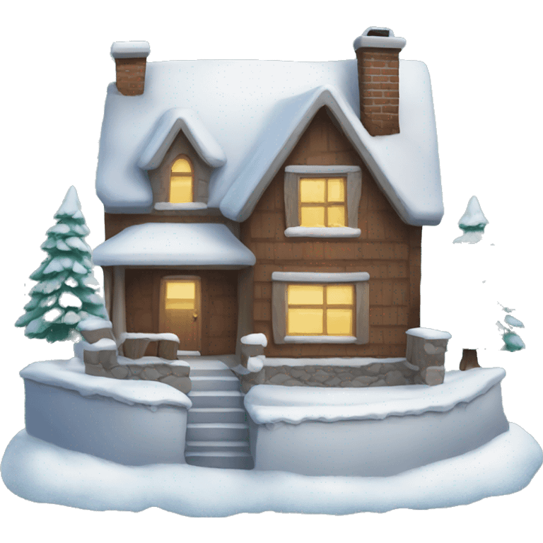 winter home  emoji