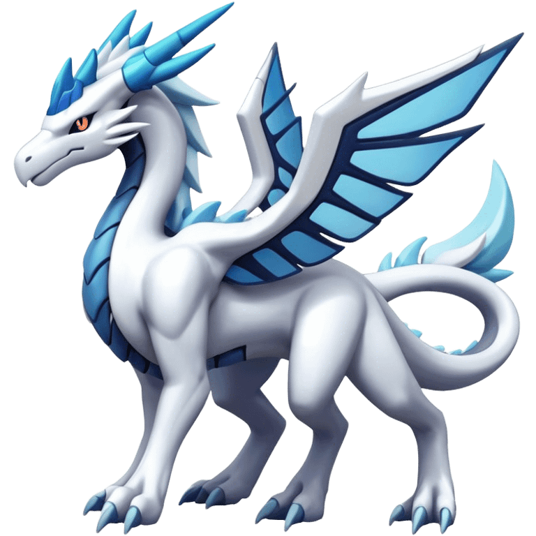 Kyurem-reshiram-dialga-suicune-hybrid, full body emoji