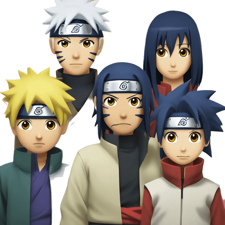 Logo of uchiha family form Naruto emoji