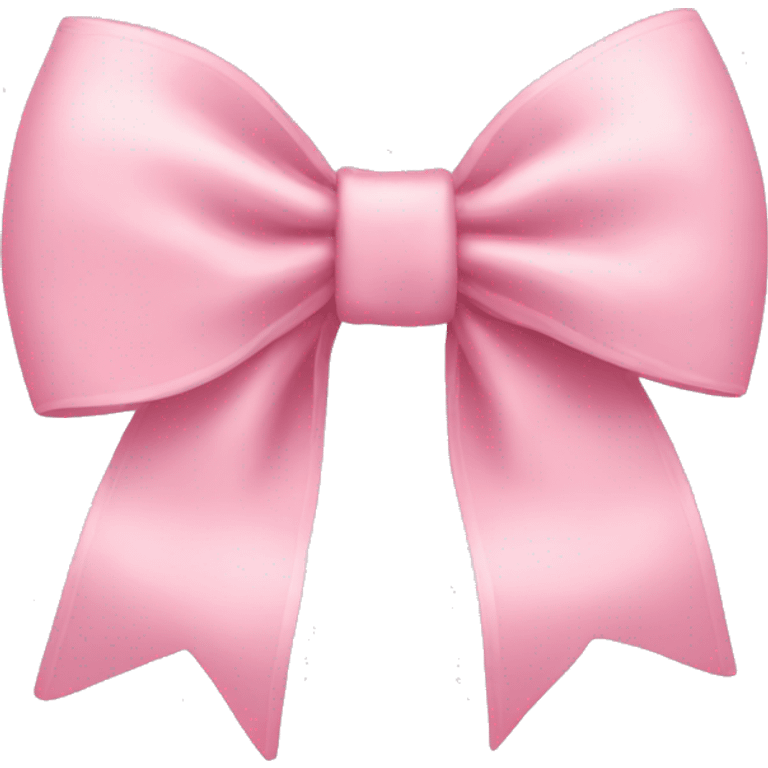 Baby pink bow  emoji