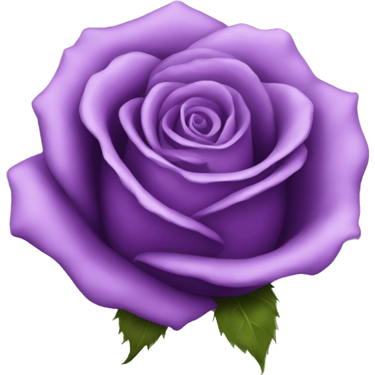 Purple rose emoji