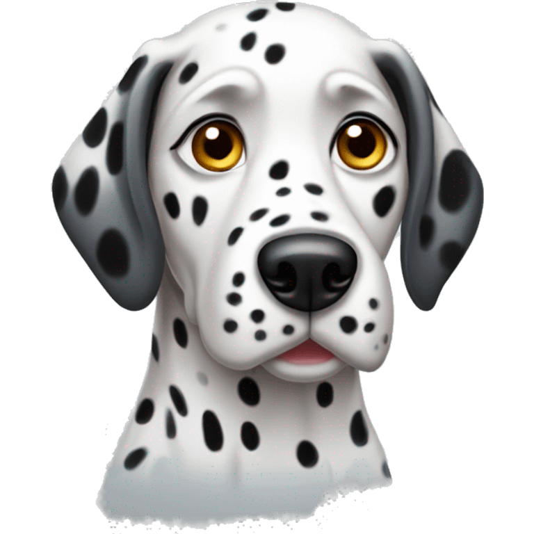 Dalmatian dog emoji