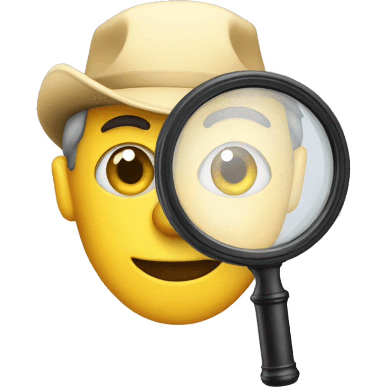 detective magnifier emoji