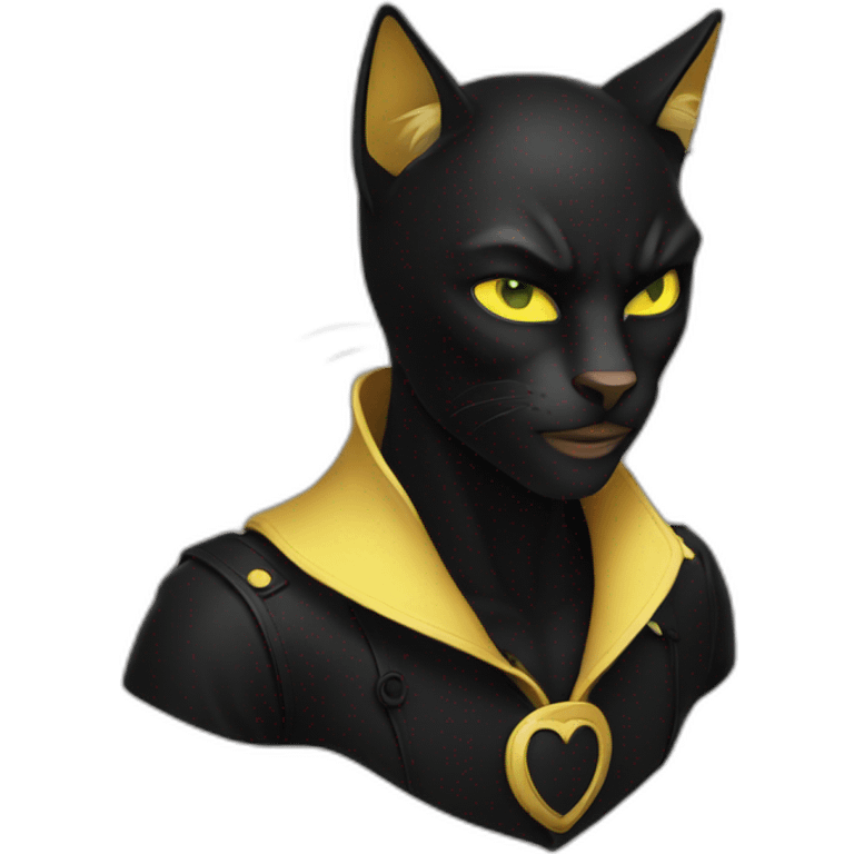 Chat noir emoji