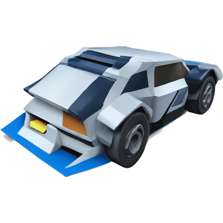 Darktrooper pearl-blue Card stock Papercraft fr-s racecar emoji