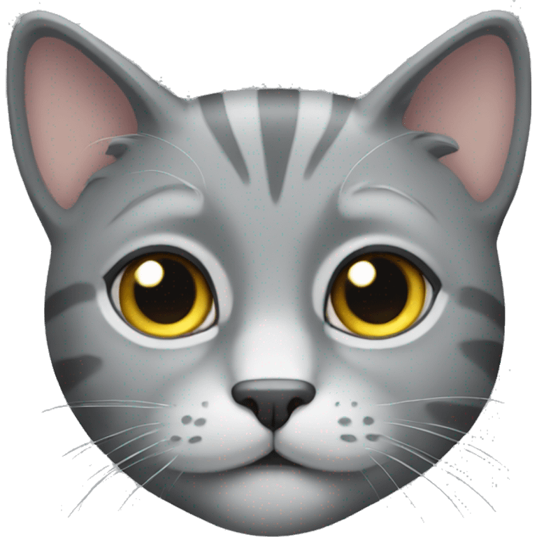 gray cat emoji