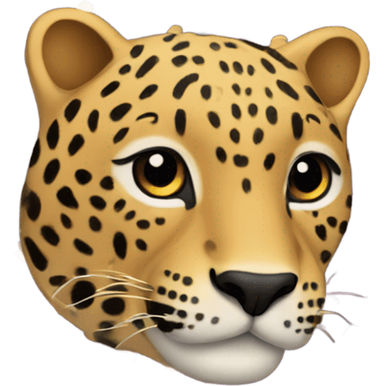 Leopard confetti  emoji