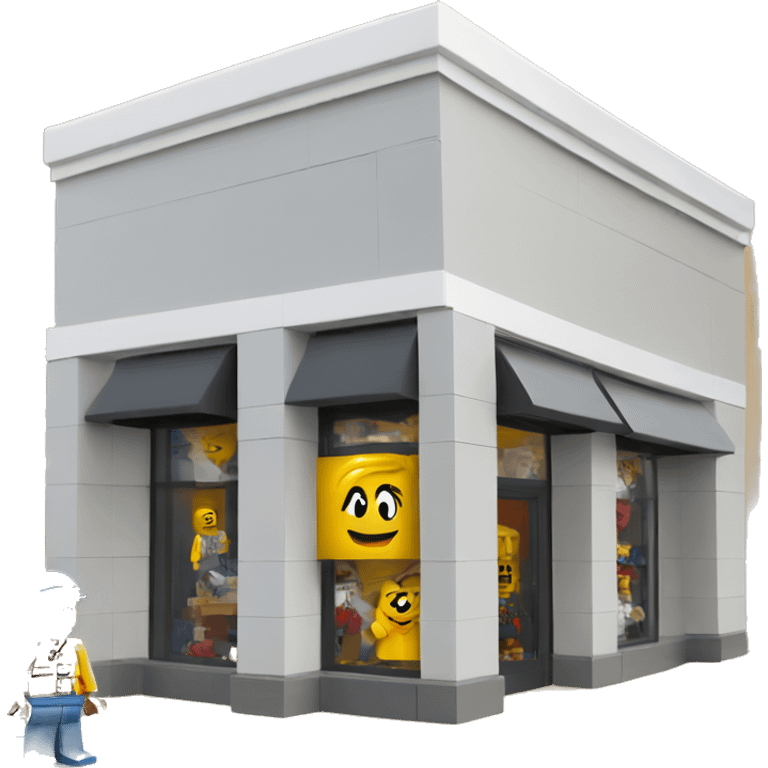 Lego store emoji