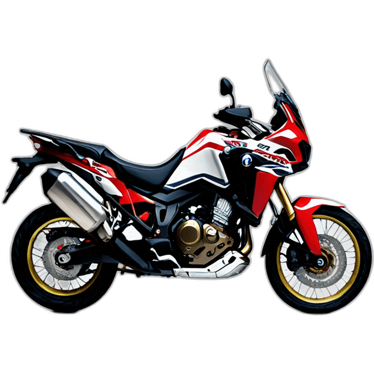 Honda africa twin negra personas emoji