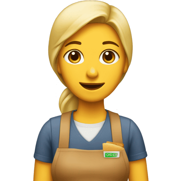 sandwich girl worker emoji