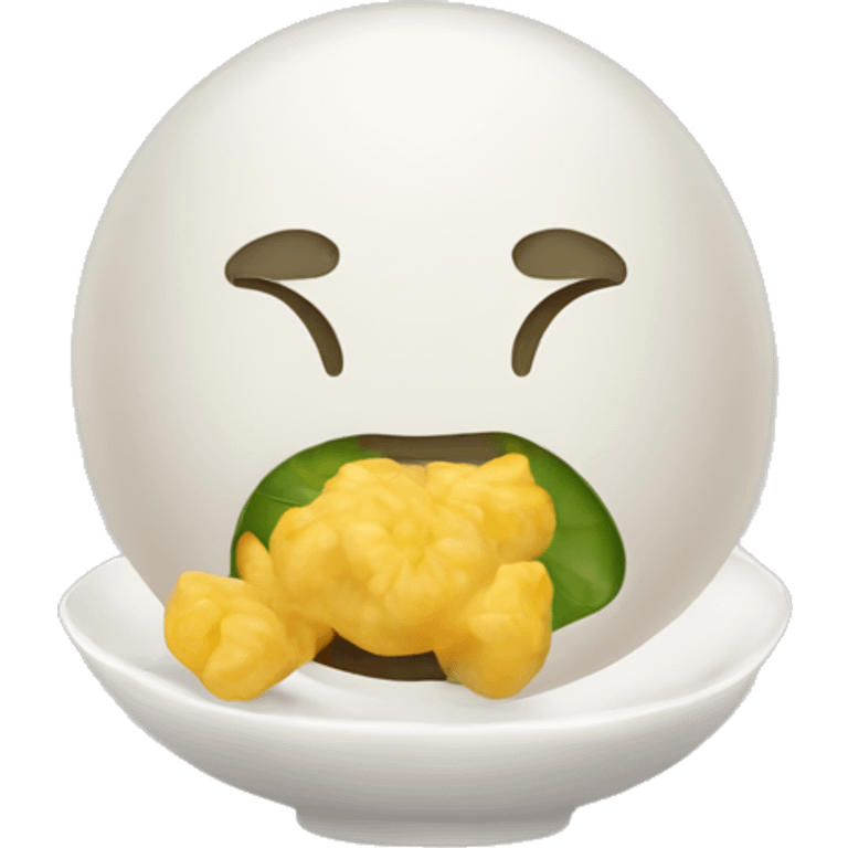 UN CHINOIS QUI MANGE DES NEMS emoji