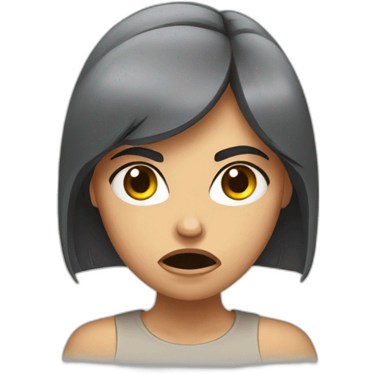 Angry girlfriend  emoji