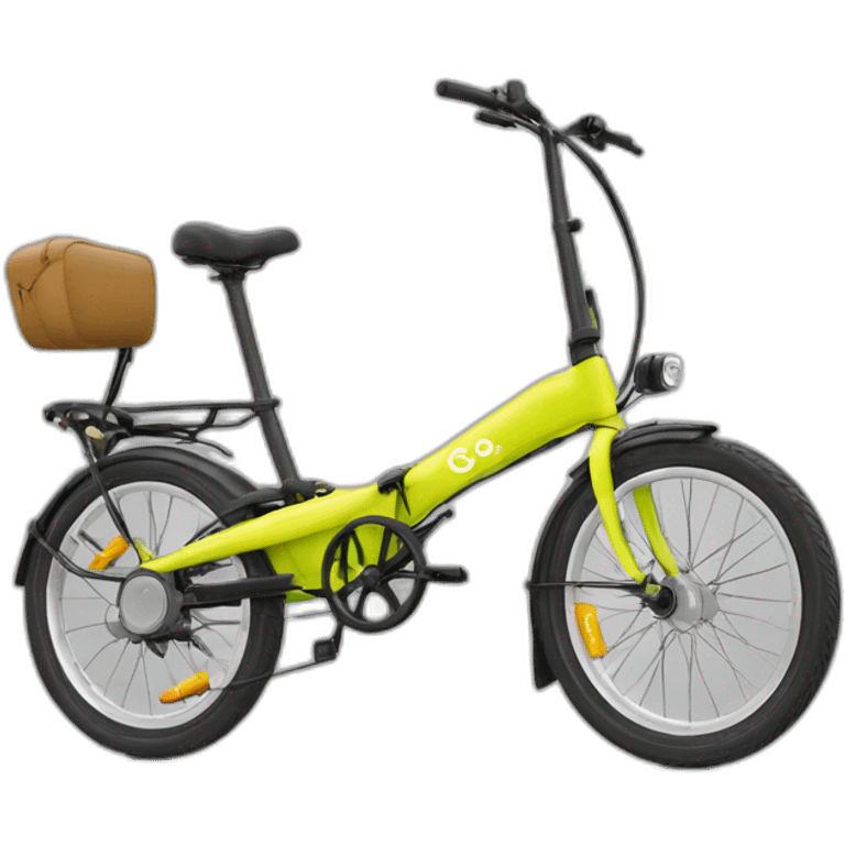 vélo avec jante de 20 pouces 5 branches type Gocycle  emoji