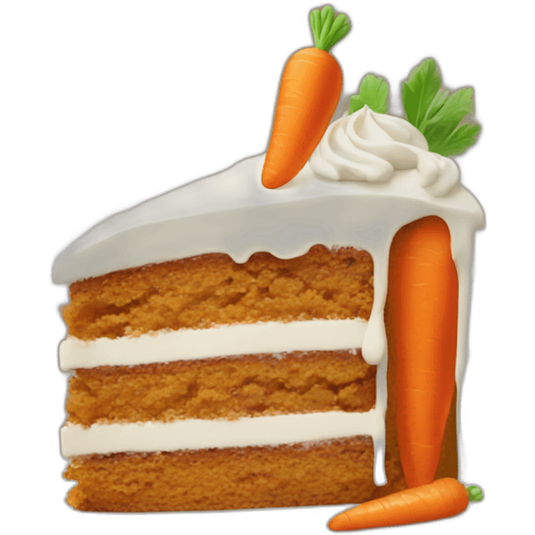 Homemade carrot cake emoji