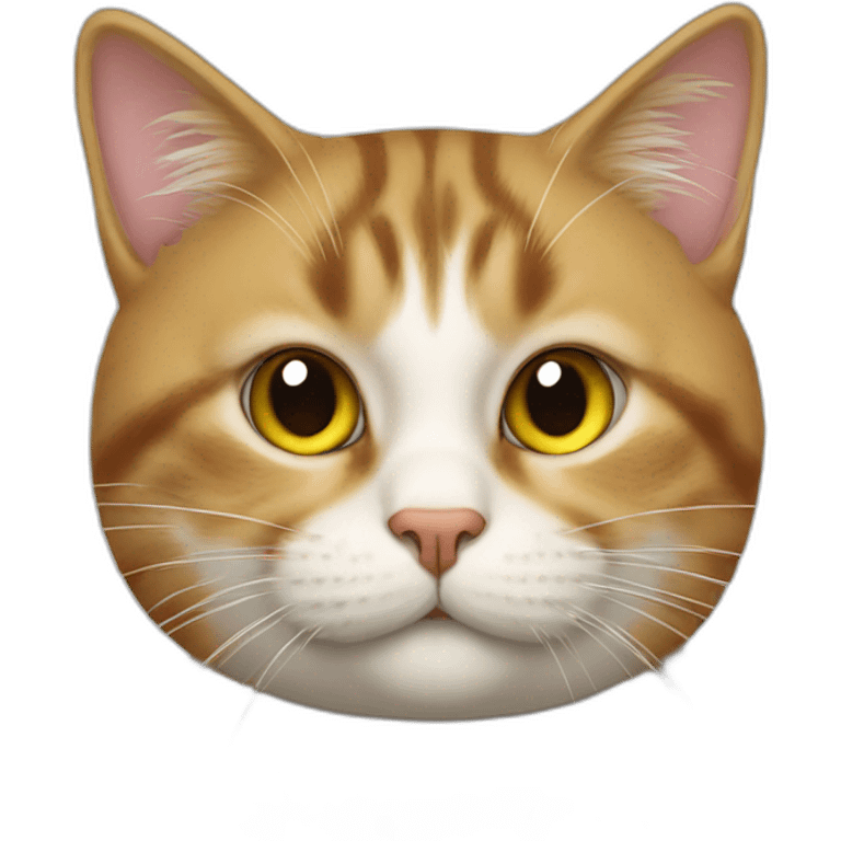 Cat qui mange un canard emoji