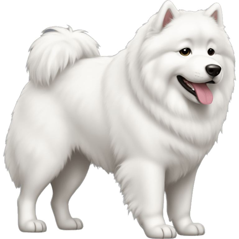 Samoyed full body emoji