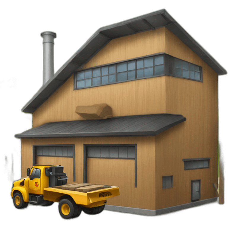 modern lumber factory emoji