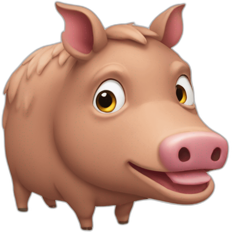 Cerdo salvaje emoji