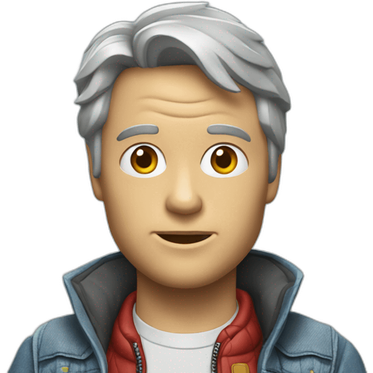 Marty mcfly emoji