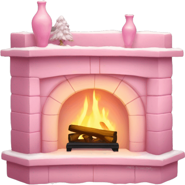 Winter Pink FirePlace emoji