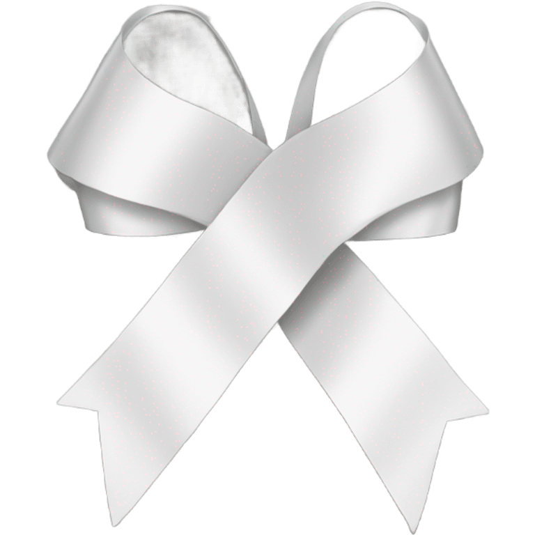 ribbon white emoji