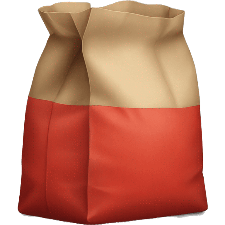 red delivery bag emoji