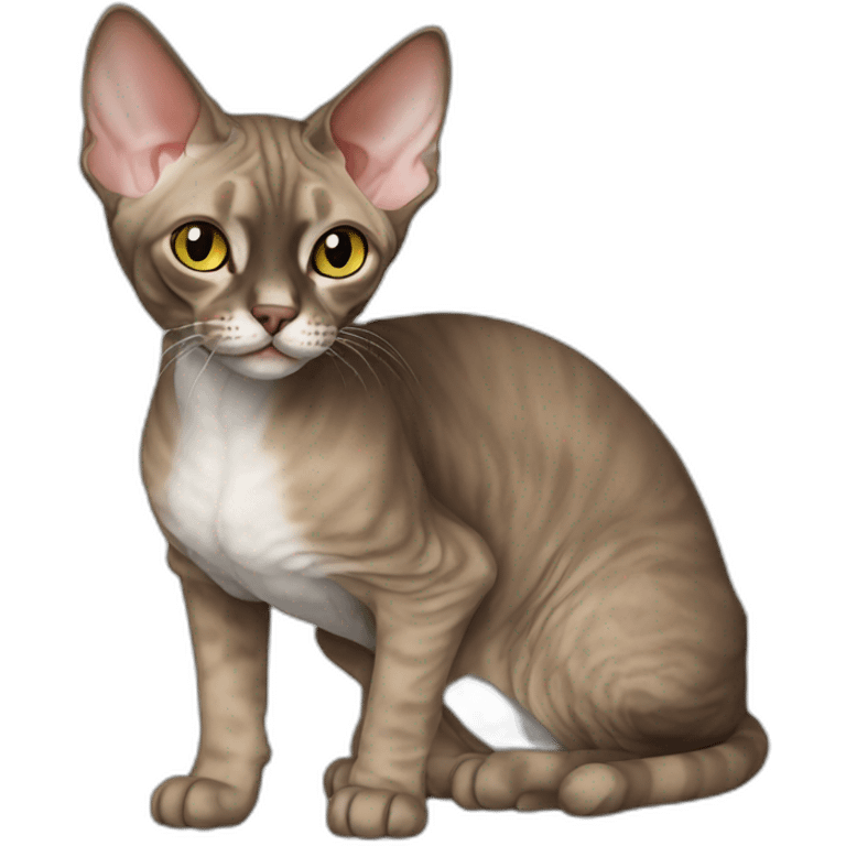 devon rex cat emoji