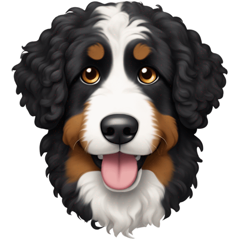 Bernedoodle  emoji