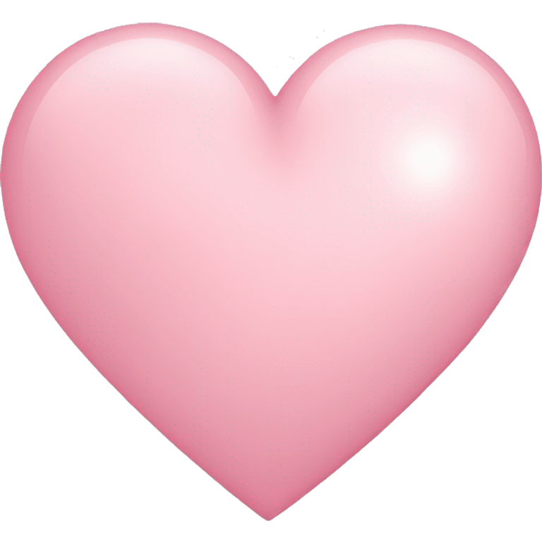 light pink heart emoji