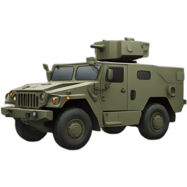 army vehicle emoji