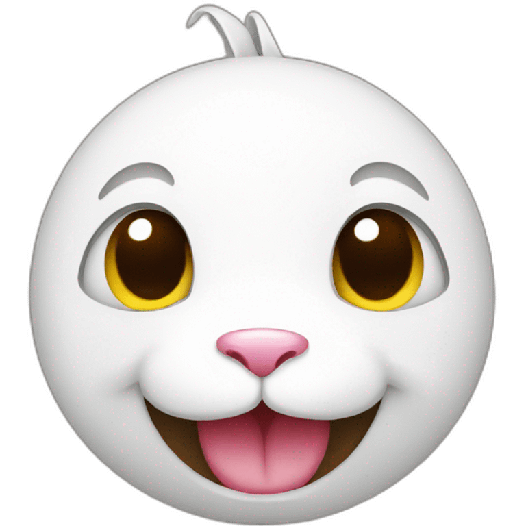 nice smile rabbit emoji