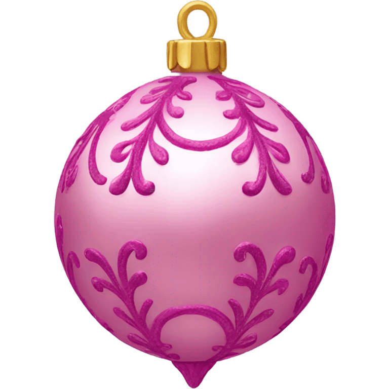 Pink ornament emoji