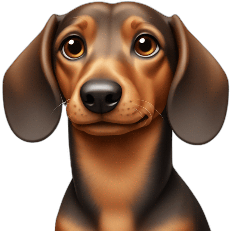 Miniature daschund emoji