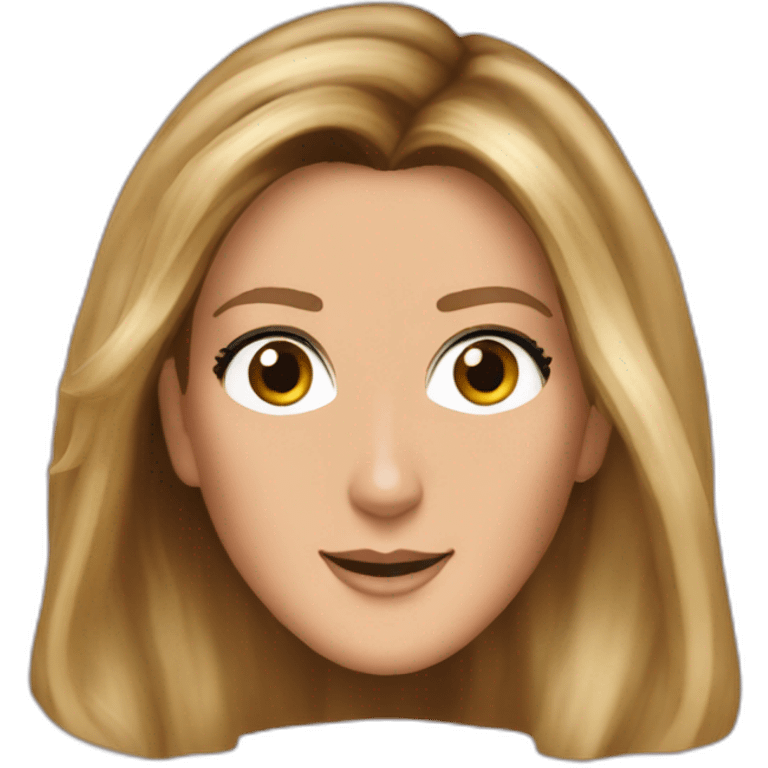 Céline Dion surprise face emoji