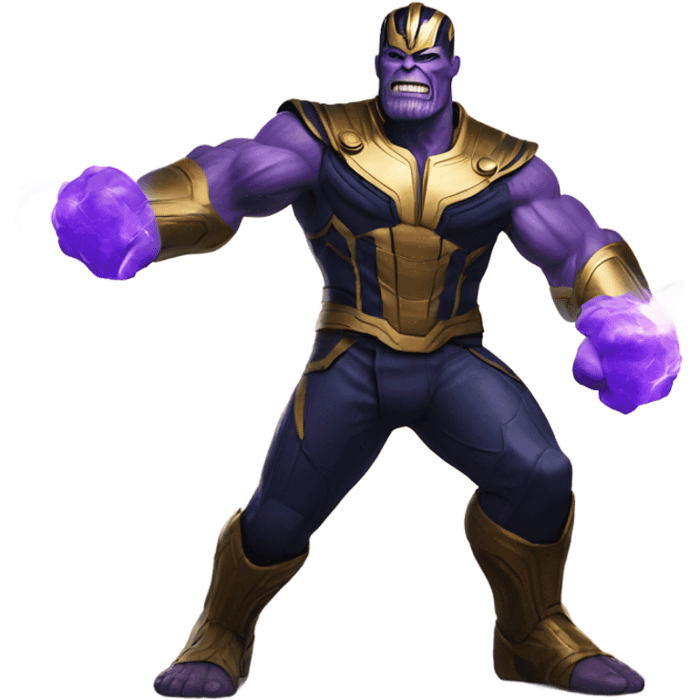 Thanos fighting  emoji