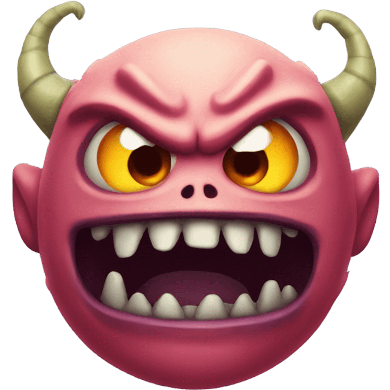 Scary monster emoji