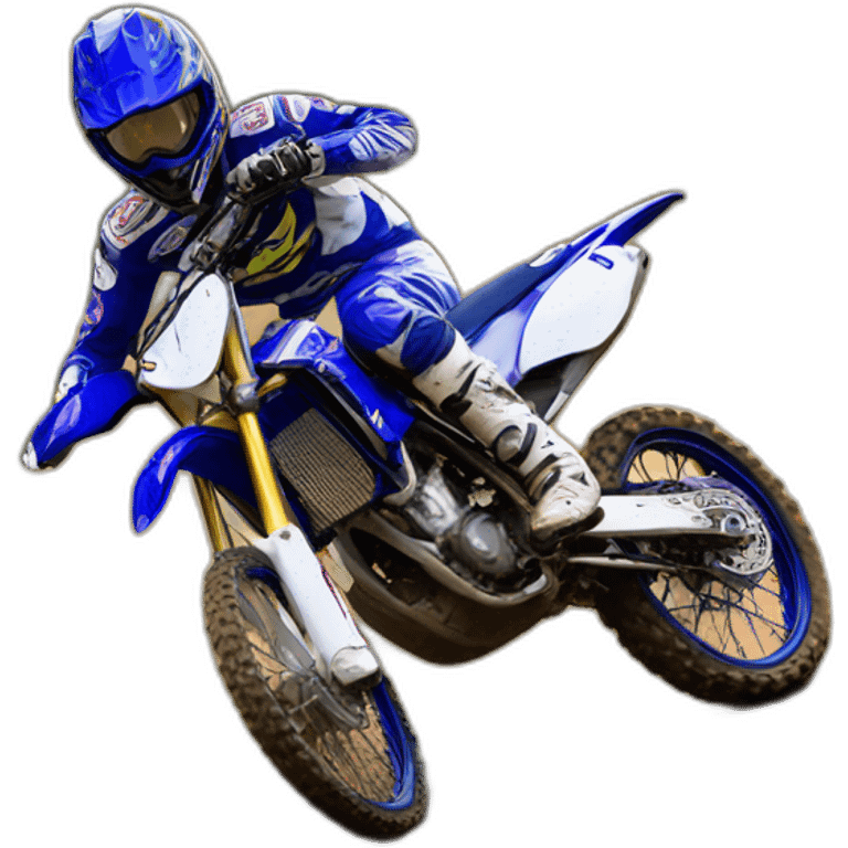 Moto cross yamaha emoji