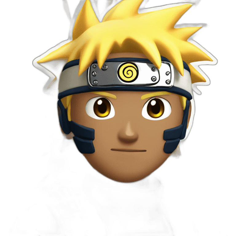 Naruto with rasengan emoji